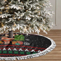 Pig Gorgeous Reindeer Christmas Tree Skirt Xmas Holiday Patterns - Wonder Print Shop
