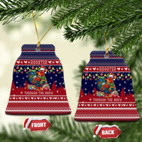 Rooster Through The Snow Christmas Ceramic Ornament Xmas Holiday Patterns - Wonder Print Shop