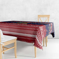 Rooster Through The Snow Christmas Tablecloth Xmas Holiday Patterns - Wonder Print Shop