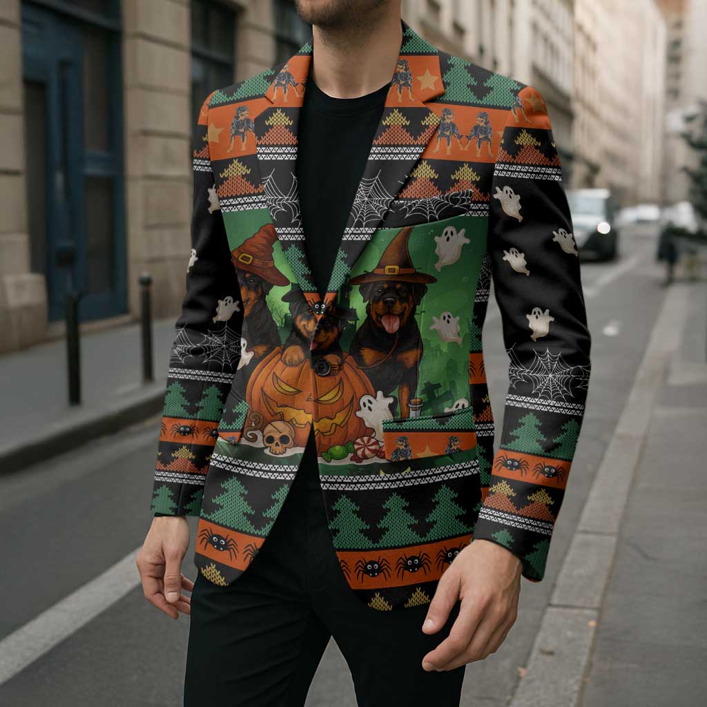 Rottweiler Christmas Blazer Xmas Holiday Patterns - Wonder Print Shop