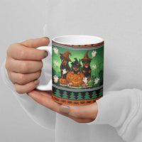 Rottweiler Christmas Ceramic Mug Xmas Holiday Patterns - Wonder Print Shop