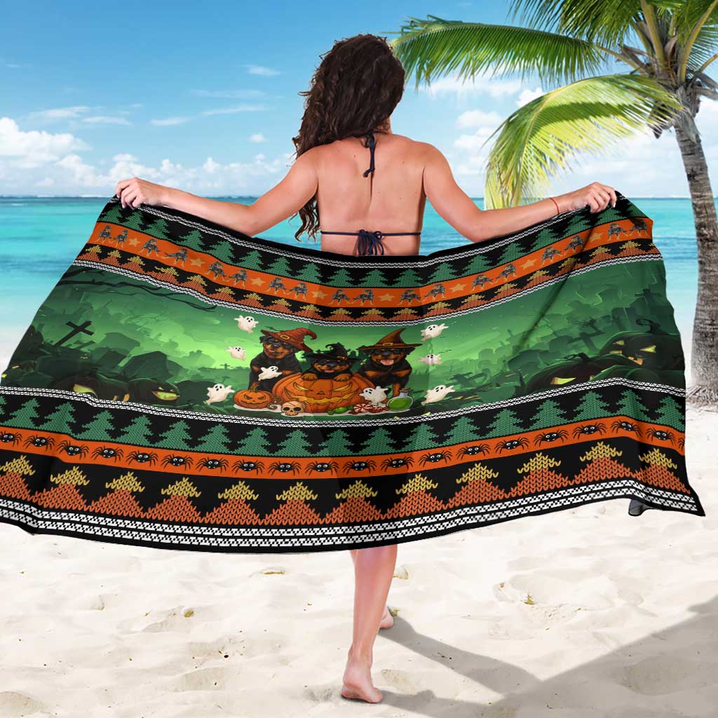 Rottweiler Christmas Sarong Xmas Holiday Patterns - Wonder Print Shop