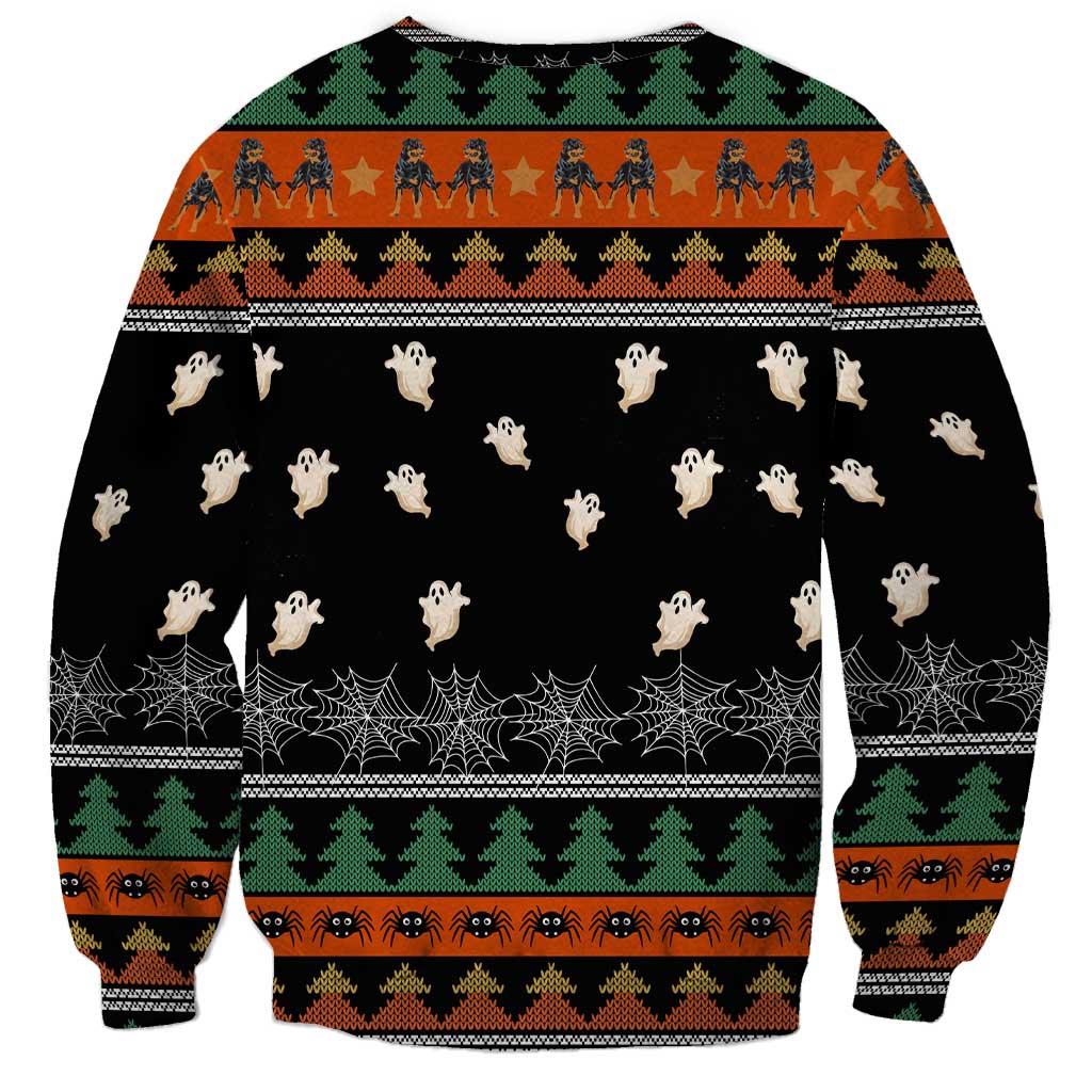 Rottweiler Christmas Sweatshirt Xmas Holiday Patterns - Wonder Print Shop
