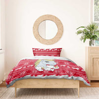 Lovely Unicorn Christmas Bedding Set Xmas Holiday Patterns - Wonder Print Shop