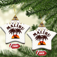 Malibu Christmas Ceramic Ornament Xmas Holiday Patterns - Wonder Print Shop