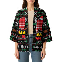 Mamaw Bear Christmas Kimono Xmas Holiday Patterns - Wonder Print Shop