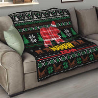 Mamaw Bear Christmas Quilt Xmas Holiday Patterns - Wonder Print Shop