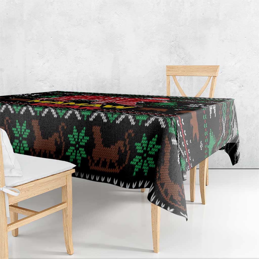 Mamaw Bear Christmas Tablecloth Xmas Holiday Patterns - Wonder Print Shop