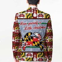 Maryland Symbols Christmas Blazer Xmas Holiday Patterns - Wonder Print Shop