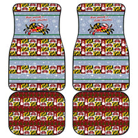 Maryland Symbols Christmas Car Mats Xmas Holiday Patterns - Wonder Print Shop