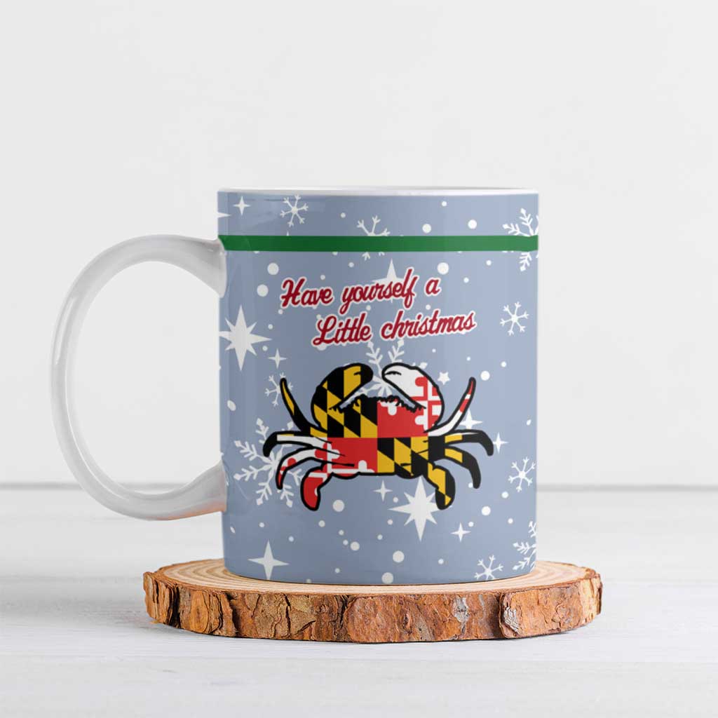 Maryland Symbols Christmas Ceramic Mug Xmas Holiday Patterns - Wonder Print Shop