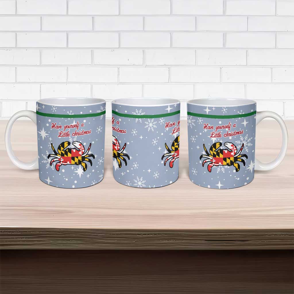 Maryland Symbols Christmas Ceramic Mug Xmas Holiday Patterns - Wonder Print Shop
