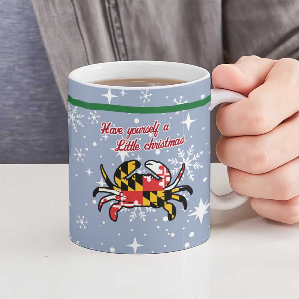 Maryland Symbols Christmas Ceramic Mug Xmas Holiday Patterns - Wonder Print Shop