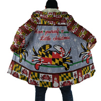 Maryland Symbols Christmas Cloak Xmas Holiday Patterns - Wonder Print Shop