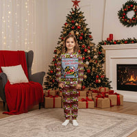 Maryland Symbols Christmas Pajama Set Xmas Holiday Patterns - Wonder Print Shop