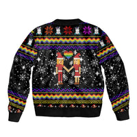 LGBT Lesbians Christmas Bomber Jacket Xmas Holiday Patterns - Wonder Print Shop