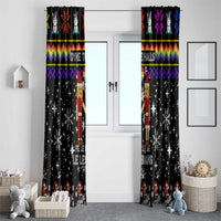 LGBT Lesbians Christmas Window Curtain Xmas Holiday Patterns - Wonder Print Shop