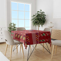 Louisiana Merry Christmas Tablecloth Xmas Holiday Patterns - Wonder Print Shop
