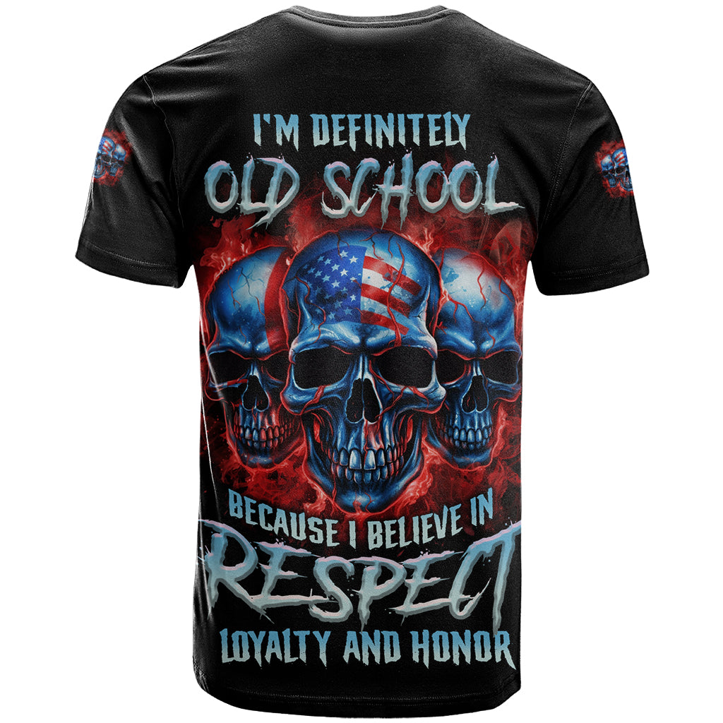 I Believe In Respect 3 Skulls T Shirt - Wonder Print Shop