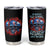 I Believe In Respect 3 Skulls Tumbler Cup