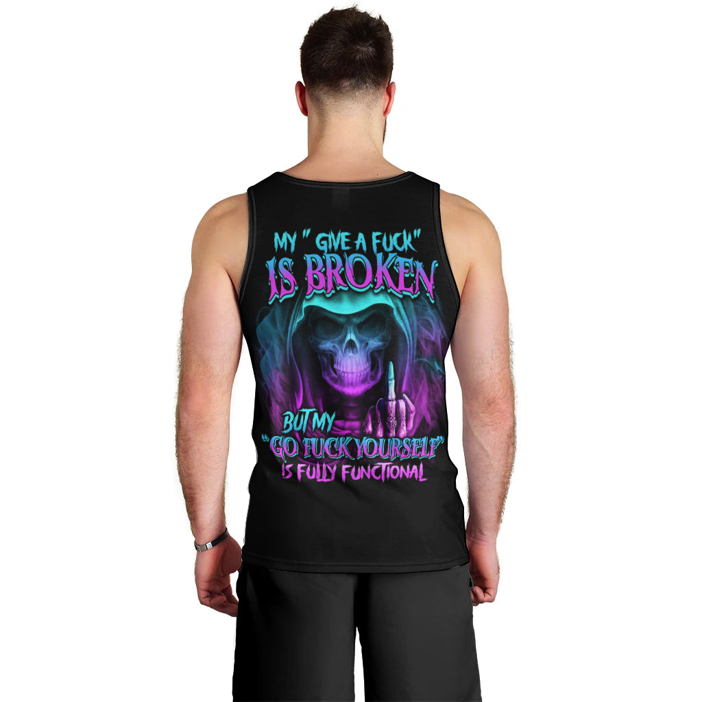 My Give A F Reaper Purple Men Tank Top - Wonder Print Shop