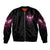 Karma Fairy Skull - In My Next Life Sleeve Zip Bomber Jacket - Wonder Print Shop