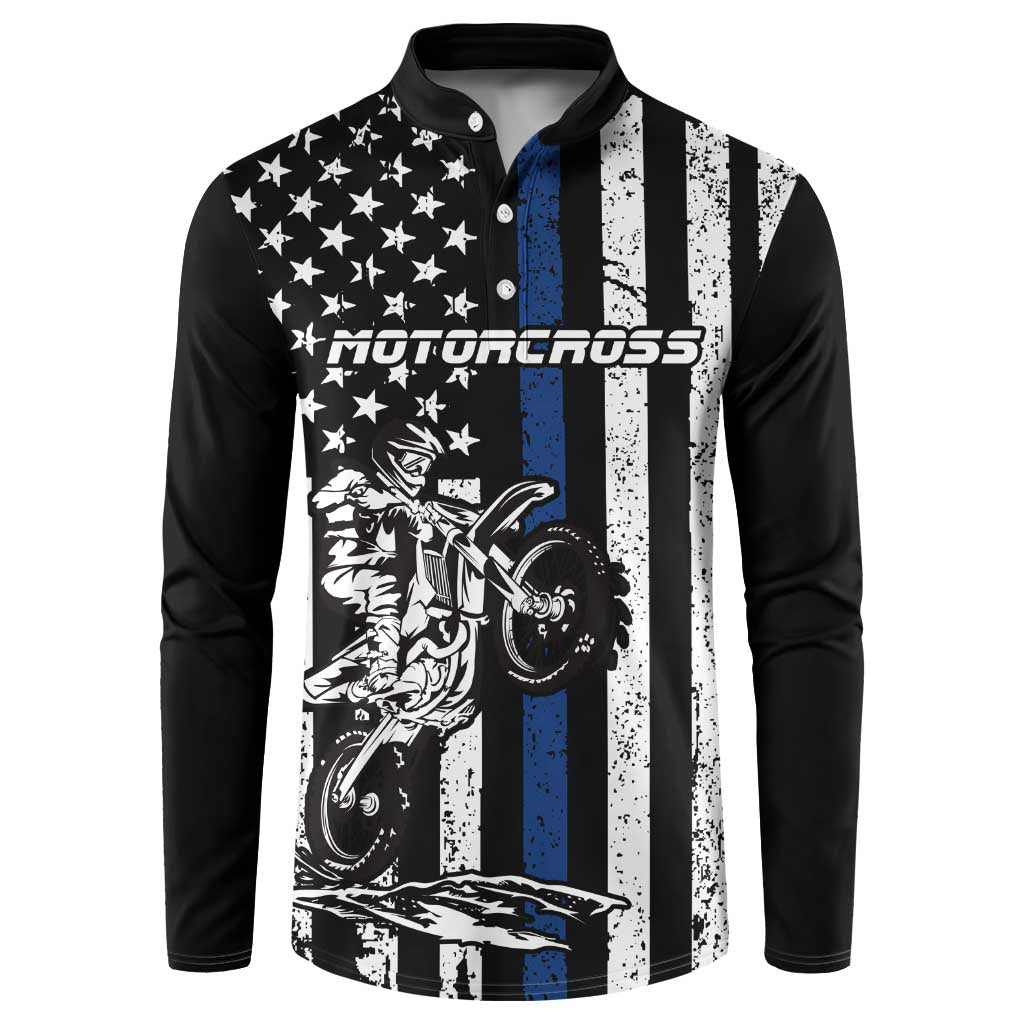 Personalized Motocross Rider Button Sweatshirt with Splash Pattern and Dirt Bike Jump Illustration - Wonder Print Shop