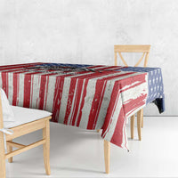 Personalized Motocross Rider Tablecloth with American Flag and Thin Blue Line Pattern - Wonder Print Shop