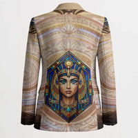 Isis Blazer with Falcon Symbol and Sacred Geometry in Egyptian