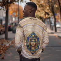 Isis Sweatshirt with Falcon Symbol and Sacred Geometry in Egyptian