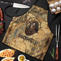Montu Apron Falcon Head War God Ancient Egyptian Map Feathers and Sun Disk