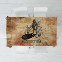 Nefertem Ancient Egyptian Tablecloth Lion Head Lotus Flowers Incense Smoke Ancient