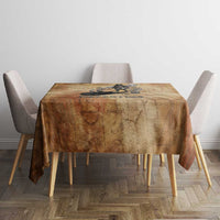 Nefertem Ancient Egyptian Tablecloth Lion Head Lotus Flowers Incense Smoke Ancient