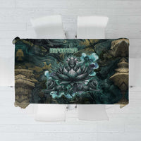 Nefertem Tablecloth Primordial Bloom Lotus Mystical Lion Cosmic Egyptian