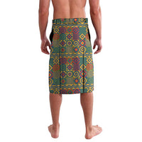 Sierra Leone Lavalava with Tribal Animal Pattern Featuring Lion Elephant Giraffe and Monkey