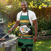 Rooting For Every HBCU Apron Pan African Kente Pattern - History And Knowledge Torch