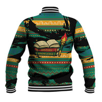 Rooting For Every HBCU Baseball Jacket Pan African Kente Pattern - History And Knowledge Torch