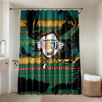 Rooting For Every HBCU Bathroom Set Pan African Kente Pattern - History And Knowledge Torch
