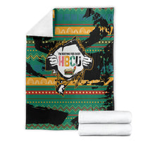 Rooting For Every HBCU Blanket Pan African Kente Pattern - History And Knowledge Torch