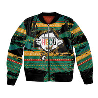 Rooting For Every HBCU Bomber Jacket Pan African Kente Pattern - History And Knowledge Torch