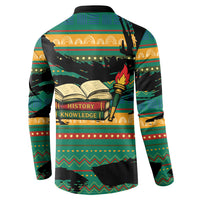 Rooting For Every HBCU Button Sweatshirt Pan African Kente Pattern - History And Knowledge Torch
