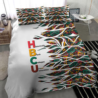Historically Black Colleges Universities HBCU Bedding Set Pan African Colors Tribal Pattern Typography