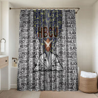HBCU Black History Legacy Bathroom Set Word Cloud African Shield Knowledge Book