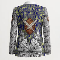 HBCU Black History Legacy Blazer Word Cloud African Shield Knowledge Book
