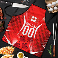 Personalized Canada Soccer Moose Goal Apron Red Maple Leaf Football Mascot