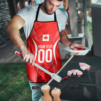 Personalized Canada Soccer Moose Goal Apron Red Maple Leaf Football Mascot