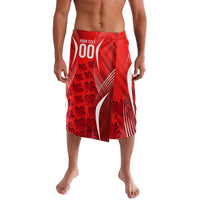 Personalized Canada Soccer Moose Goal Lavalava Red Maple Leaf Football Mascot