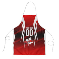 Custom Canada Soccer Player Apron Go Canada Maple Leaf