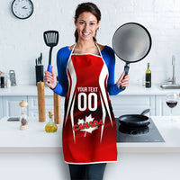 Custom Canada Soccer Player Apron Go Canada Maple Leaf