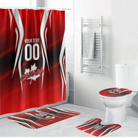 Custom Canada Soccer Player Bathroom Set Go Canada Maple Leaf